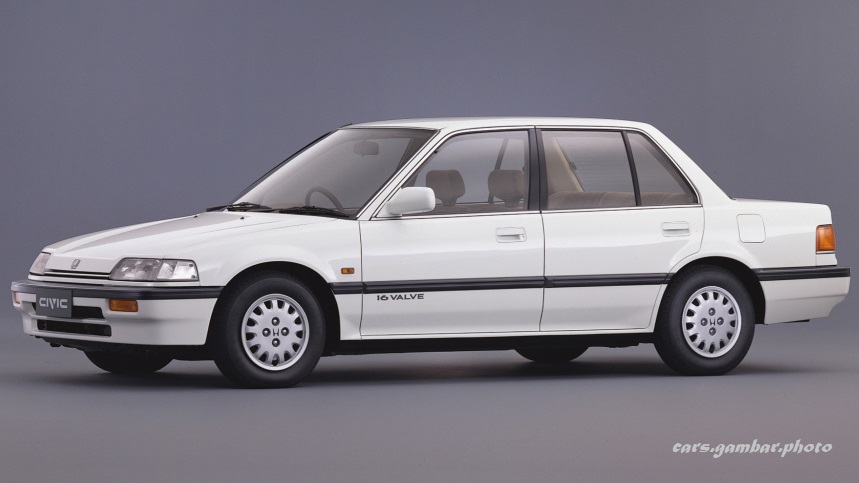 Honda Civic 4th Generation Sedan (EF) 1989 - White