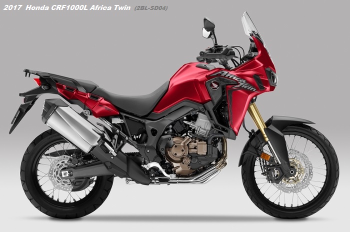 2017 Honda CRF1000L Africa Twin (2BL-SD04) Candy Red