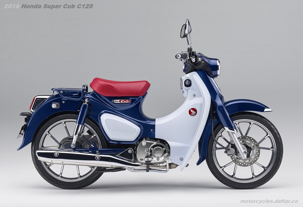 Honda Super Cub C125 2BJ-JA48 2018 Pearl Niltava Blue