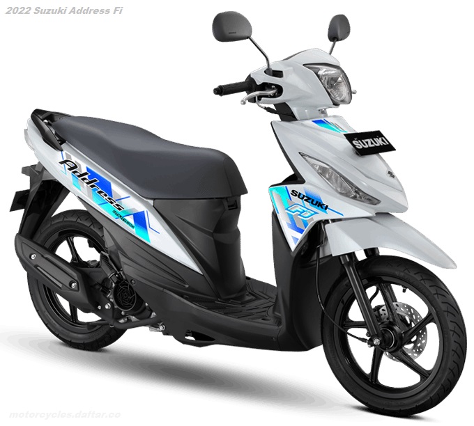 Suzuki Address FI White scooter