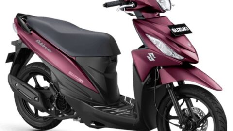 2022 Suzuki Address FI Red Maroon Predator Series