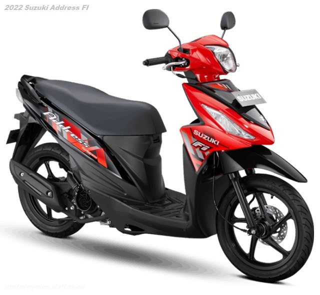 2022 Suzuki Address FI Two tone Red Black