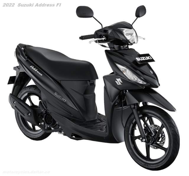 2022 Suzuki Address FI Matt Black