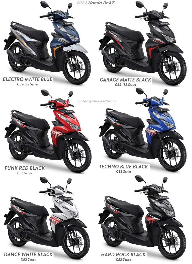 2022 Honda BeAT 110cc Colors