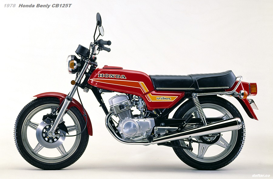 1978 Honda Benly CB125T Red