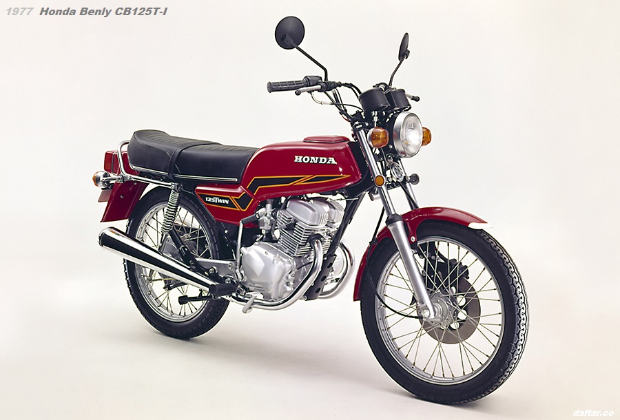 Honda Benly CB125T-I 1977 Red