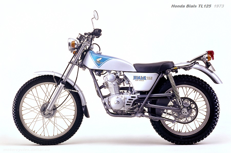 Honda Bials TL125 1973 White