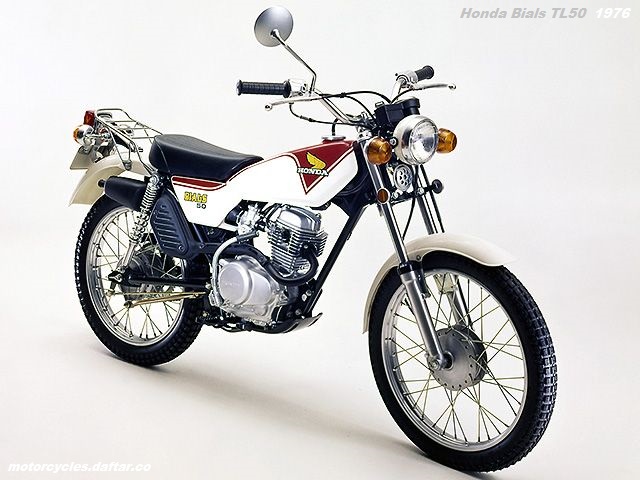 1976 Honda Bials TL50 Red