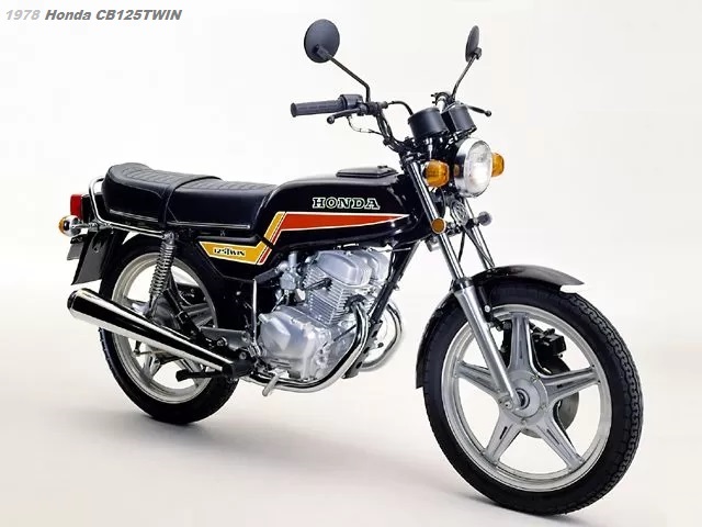 1978 Honda CB-125T Black