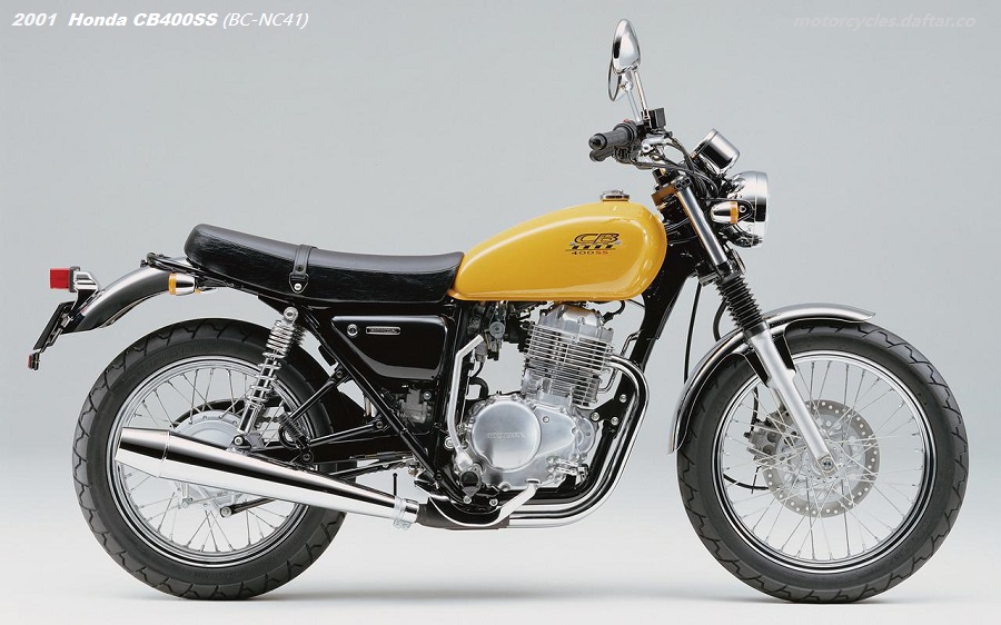 Honda CB 400SS yellow