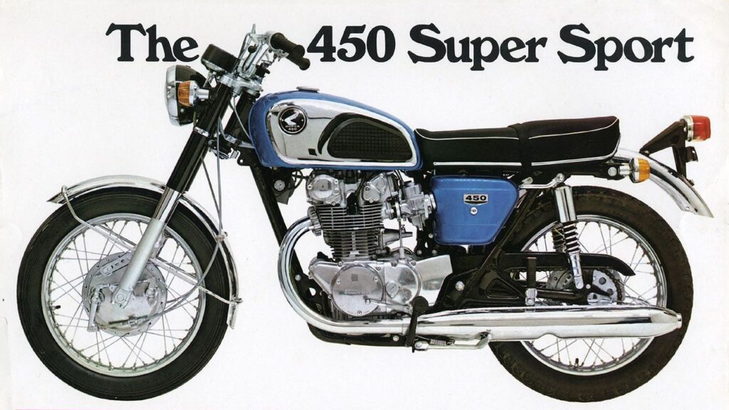 1968 Honda Dream CB450 K1 Blue