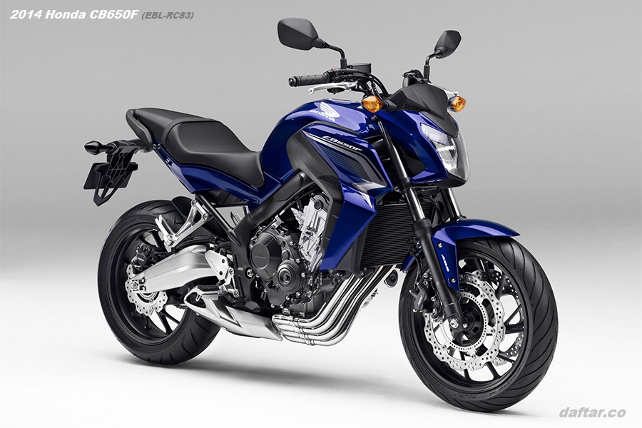 2014 Honda CB650F Blue