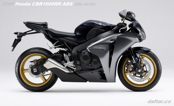 2009 Honda CBR1000RR EBL-SC59 ABS Graphite Black