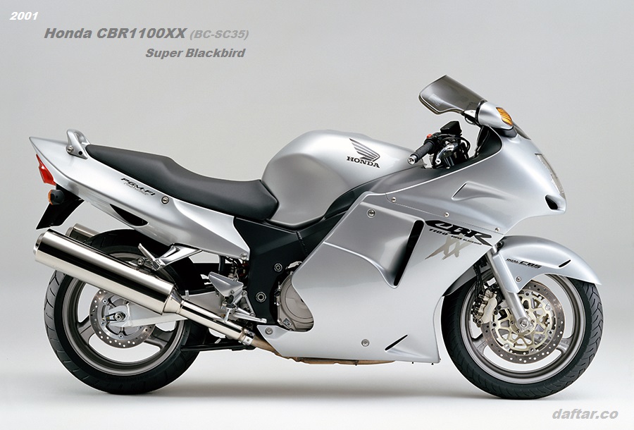 Honda CBR1100XX Super Blackbird 2001 Silver