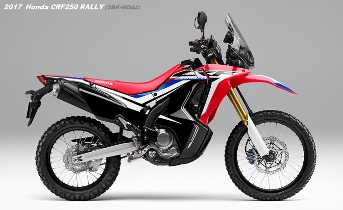 Honda CRF250 RALLY ABS 2017 red