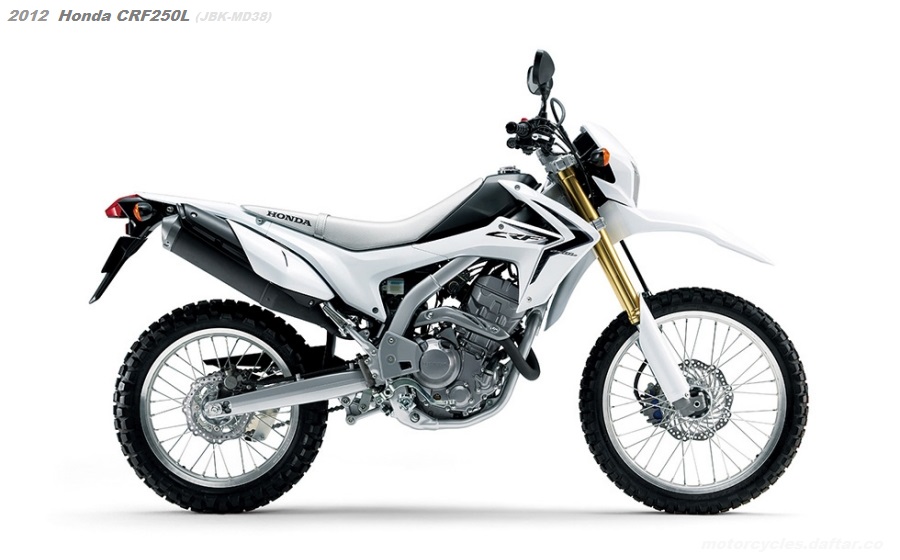 2012 Honda CRF250L white