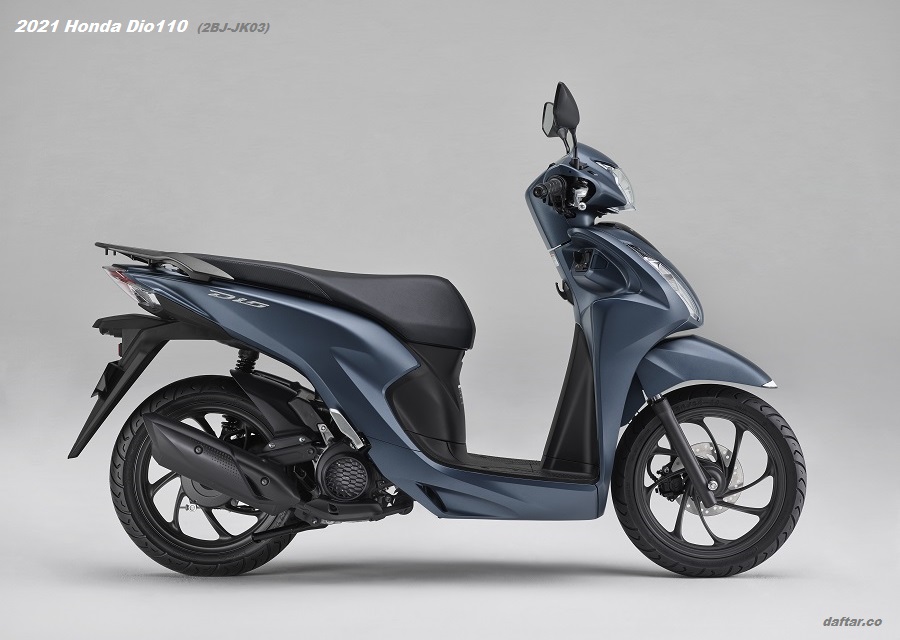 New Honda Dio110 2BJ-JK03 2021 Matte Starry Blue Metallic