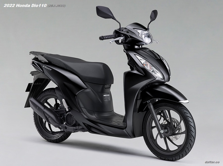 2022 Honda Dio110 2BJ-JK03 Poseidon Black Metallic