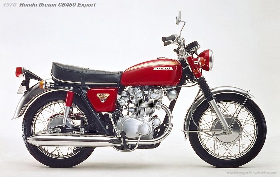 Honda Dream CB450 Export 1969-1970 Red