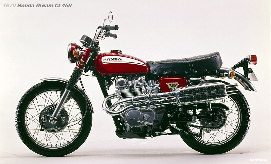 Honda Dream CL450 DOHC Model Year 1970