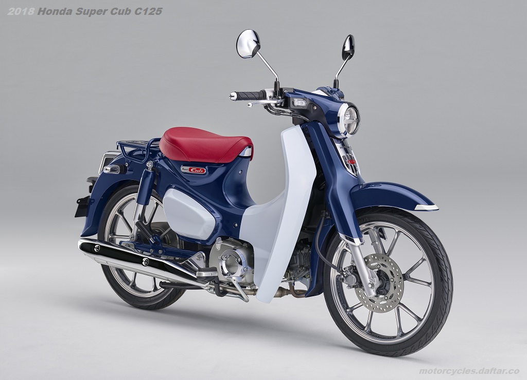 2019 Honda New Super Cub C125 2BJ-JA48 Warna Biru