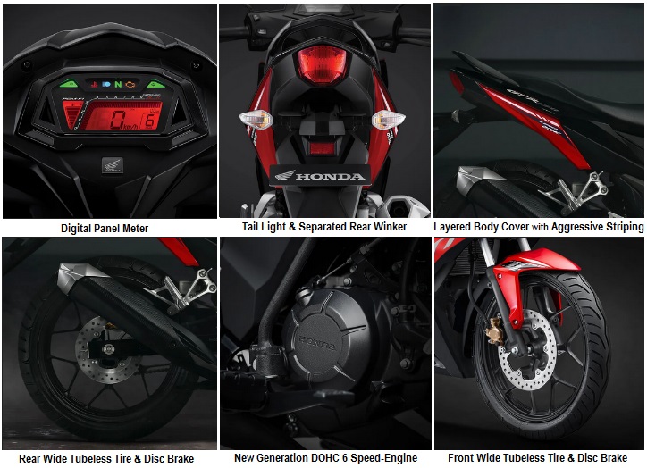 New Honda Supra GTR 150 Features