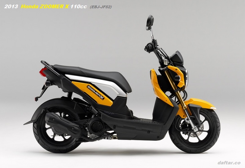 New Honda Zoomer X (EBJ-JF52) 2013 Marigold Yellow