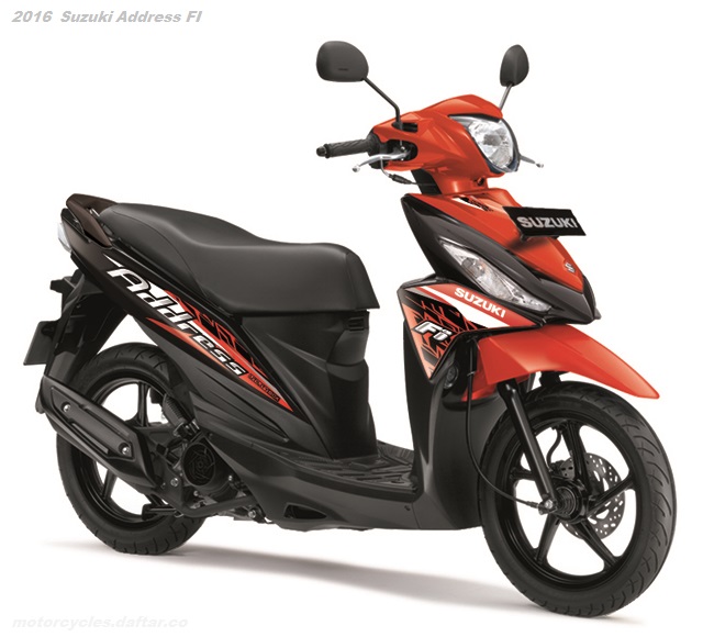 Suzuki Address FI 2016 Merah