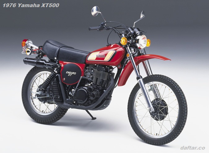 Yamaha XT500 1976 Red