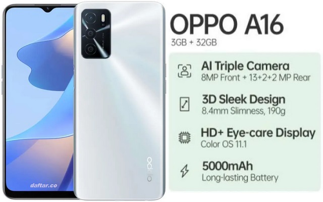 OPPO A16 spec