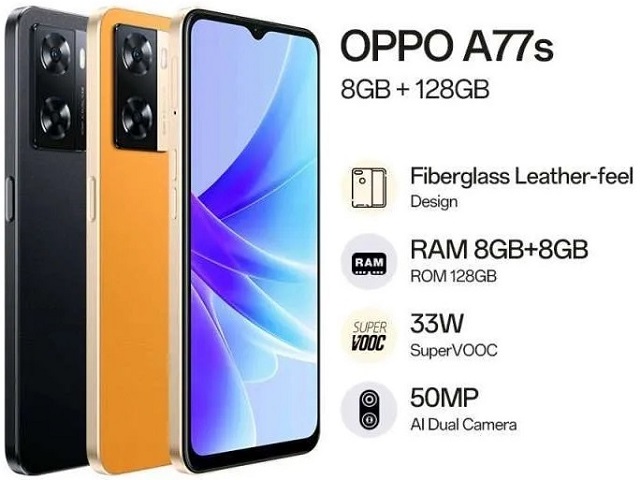 OPPO A77s (CPH2473) specs