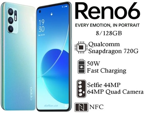 OPPO Reno6 spec