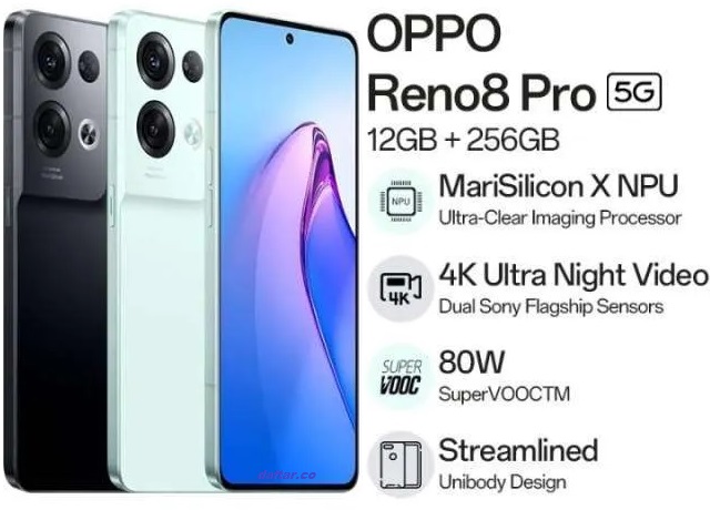 OPPO Reno 8 Pro 5G - 12GB/256GB