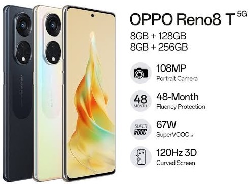 OPPO Reno8 T 5G 8GB / 128-256GB specs