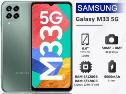 Samsung Galaxy M33 5G phone specs