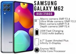 Samsung Galaxy M62 phone specs