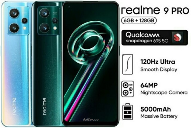 realme 9 Pro 5G 8GB RAM 128GB ROM spec